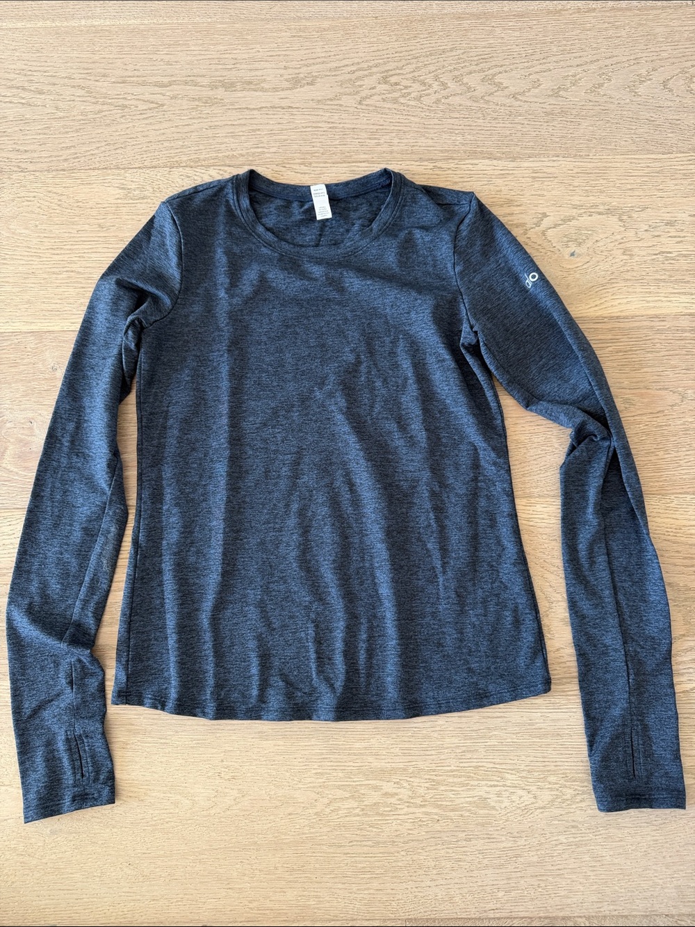 Women's Long Sleeve Performance Tee - Blue Charcoal
